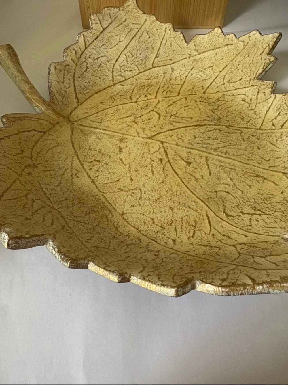 Pier 1 Metallic Gold Decorative Plate